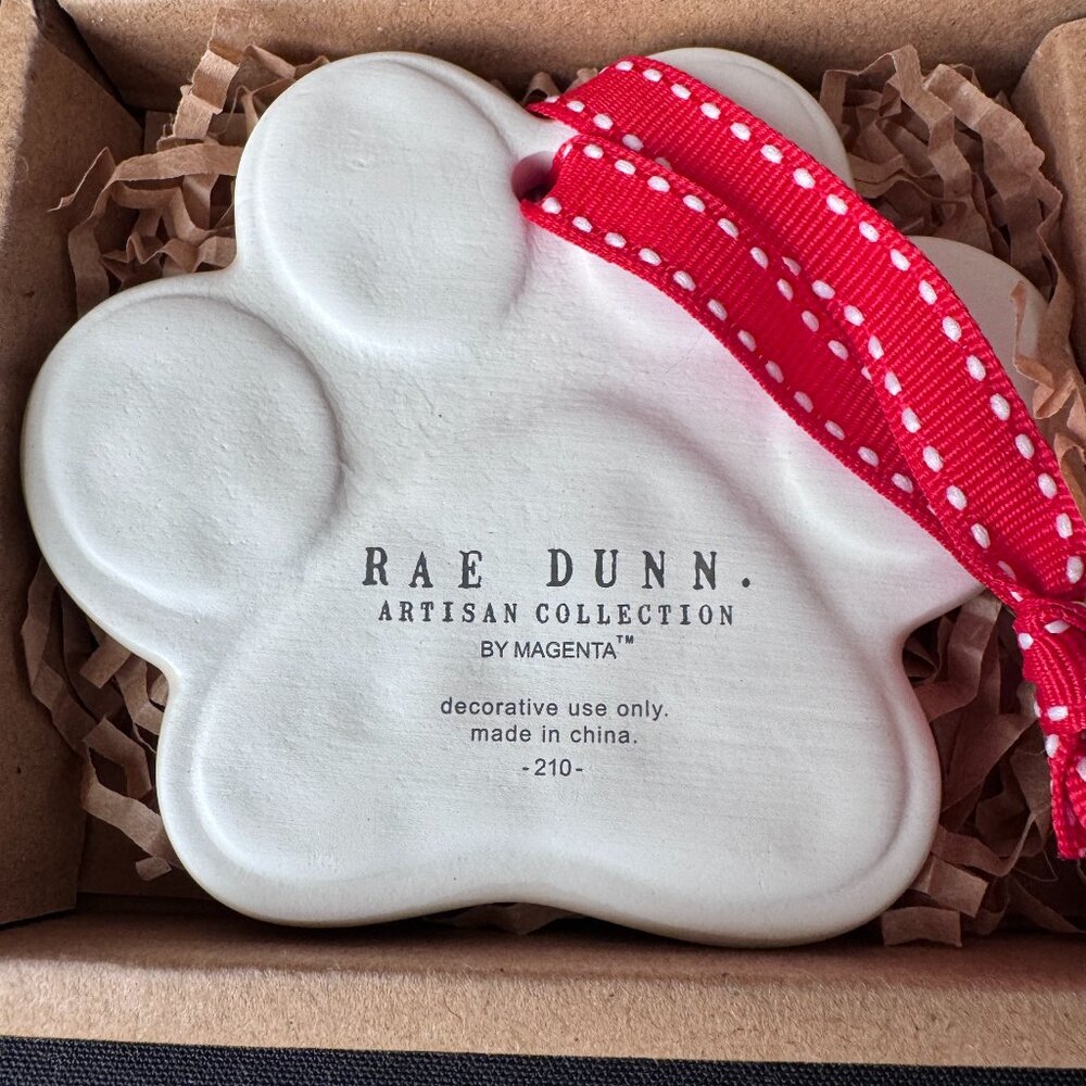 NWT Rae Dunn Artisan Collection Set of 3 Cat Inspired Christmas Ornaments - Picture 3 of 9